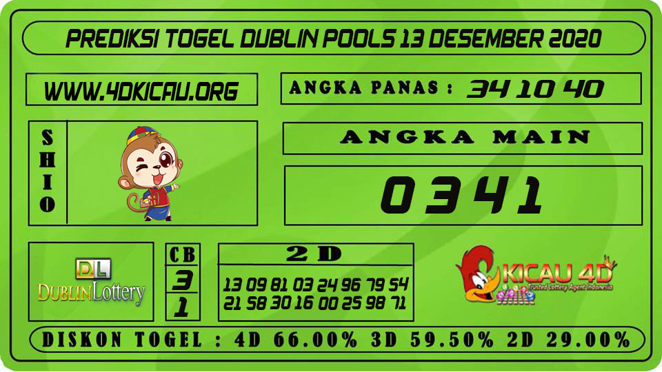 PREDIKSI TOGEL DUBLIN POOLS 13 DESEMBER 2020