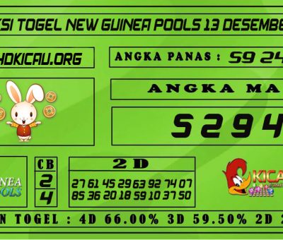 PREDIKSI TOGEL NEW GUINEA POOLS 13 DESEMBER 2020