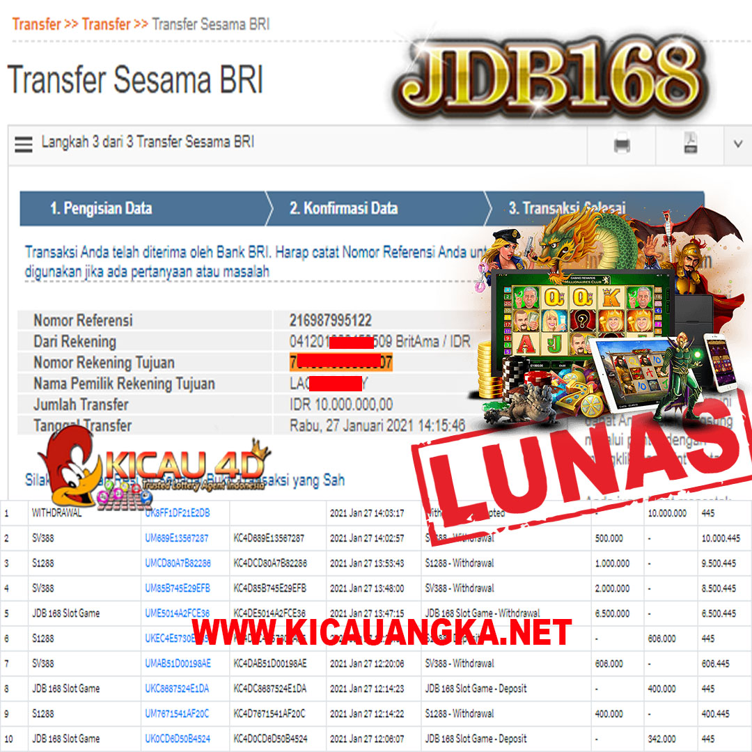 BUKTI MENANG 10 JUTA SLOTGAME KICAU4D