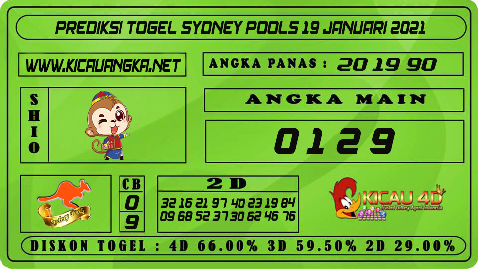 PREDIKSI TOGEL SYDNEY POOLS 19 JANUARI 2021