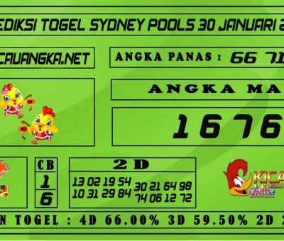 PREDIKSI TOGEL SYDNEY POOLS 30 JANUARI 2021