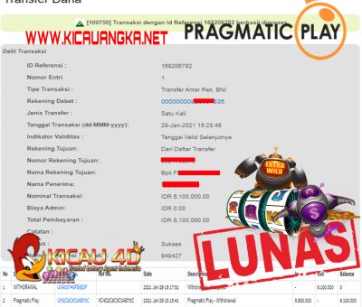 BUKTI KEMENANGAN 6 JUTA SLOTGAME KICAU4D