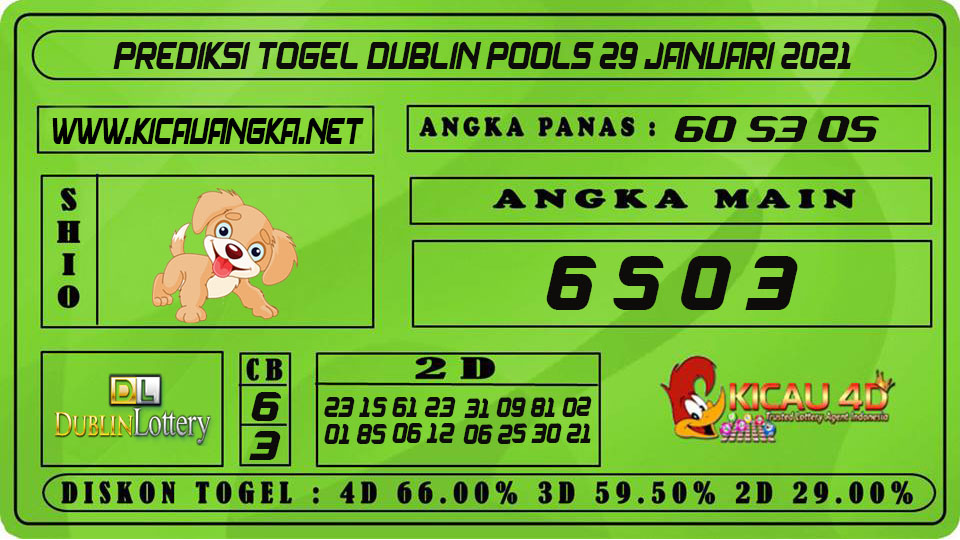 PREDIKSI TOGEL DUBLIN POOLS 29 JANUARI 2021