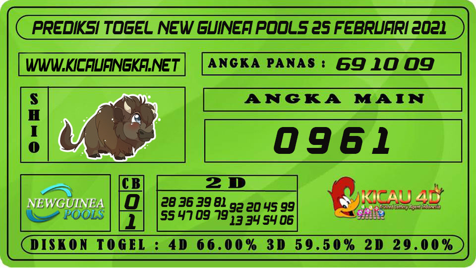 PREDIKSI TOGEL NEW GUINEA POOLS 25 FEBRUARI 2021