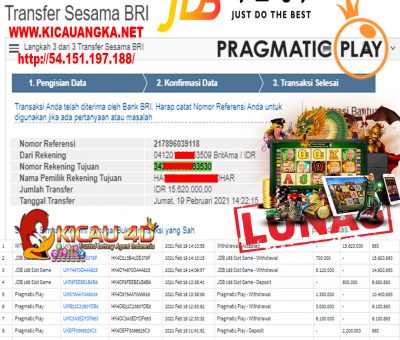 BUKTI JACKPOT KEMENANGAN MEMBER 15 JUTA KICAU4D