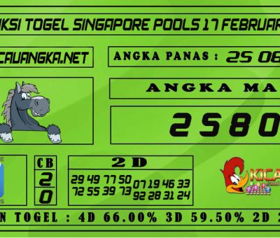 PREDIKSI TOGEL SINGAPORE POOLS 17 FEBRUARI 2021