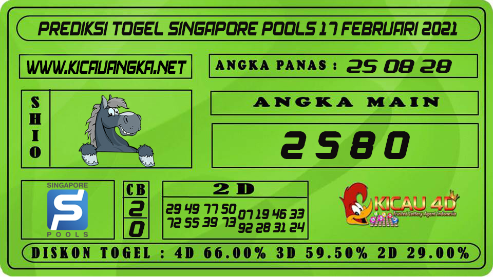 PREDIKSI TOGEL SINGAPORE POOLS 17 FEBRUARI 2021