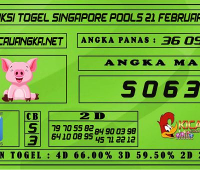 PREDIKSI TOGEL SINGAPORE POOLS 21 FEBRUARI 2021