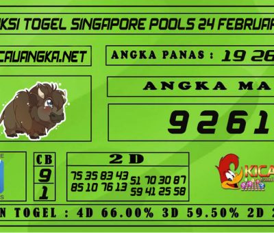 PREDIKSI TOGEL SINGAPORE POOLS 24 FEBRUARI 2021