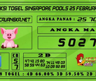 PREDIKSI TOGEL SINGAPORE POOLS 25 FEBRUARI 2021