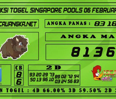 PREDIKSI TOGEL SINGAPORE POOLS 06 FEBRUARI 2021