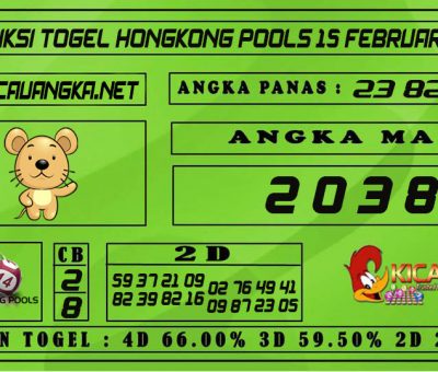 PREDIKSI TOGEL HONGKONG POOLS 15 FEBRUARI 2021