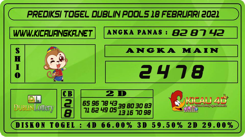 PREDIKSI TOGEL DUBLIN POOLS 18 FEBRUARI 2021