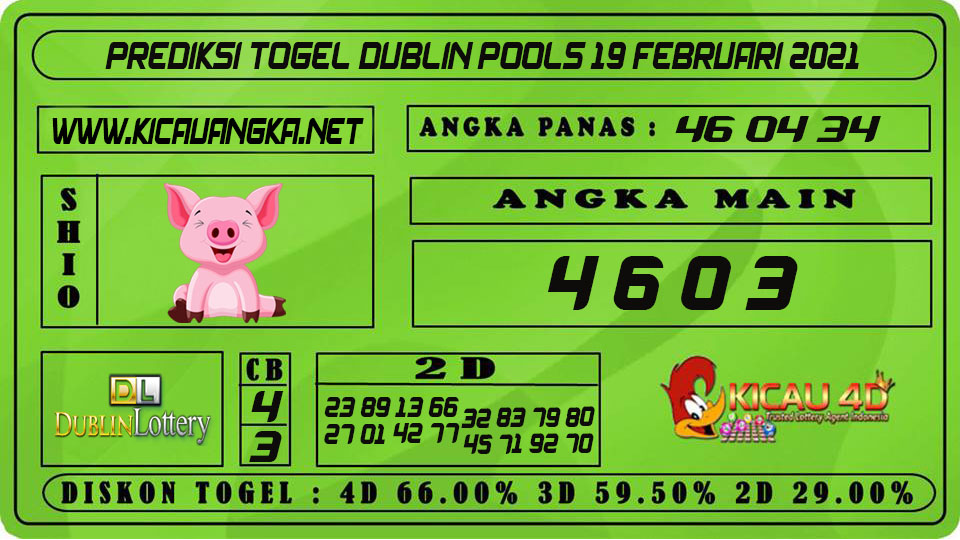 PREDIKSI TOGEL DUBLIN POOLS 19 FEBRUARI 2021