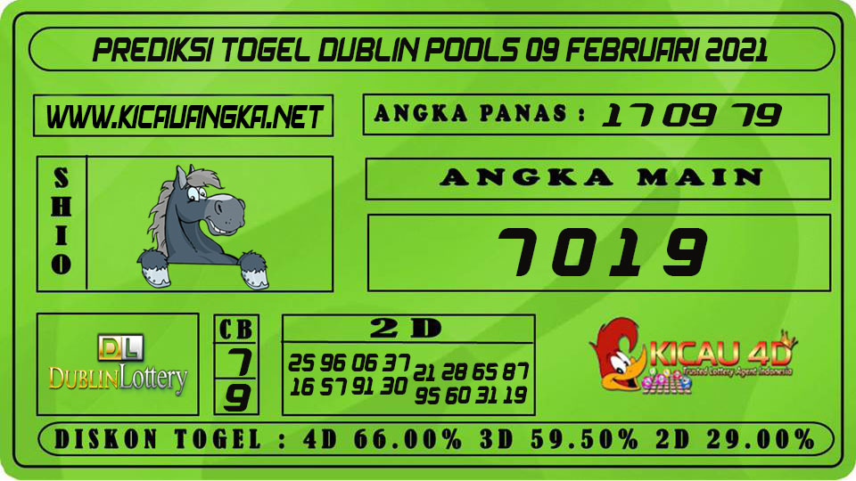 PREDIKSI TOGEL DUBLIN POOLS 09 FEBRUARI 2021