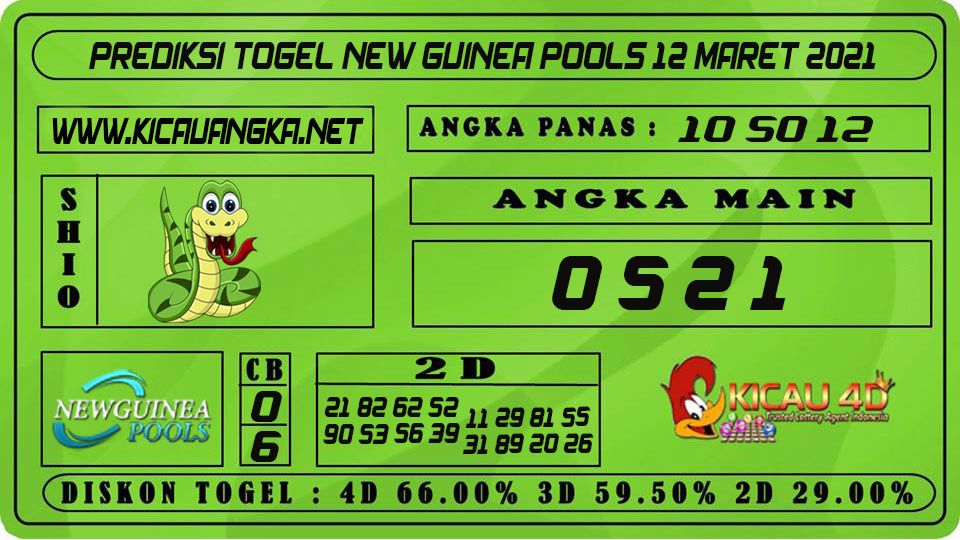 PREDIKSI TOGEL NEW GUINEA POOLS 12 MARET 2021