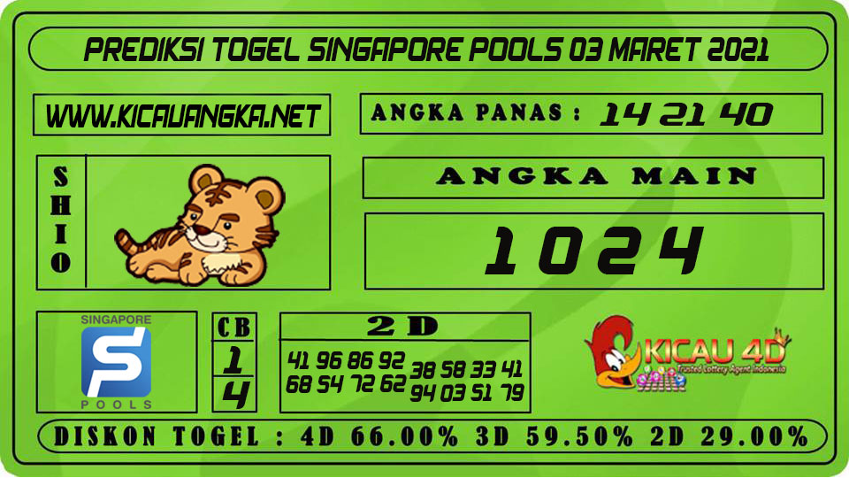 PREDIKSI TOGEL SINGAPORE POOLS 03 MARET 2021