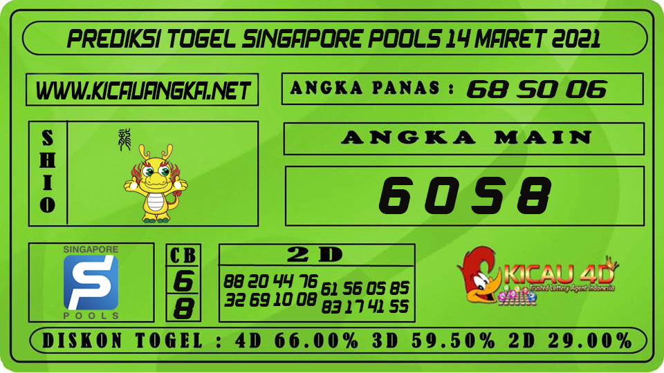 PREDIKSI TOGEL SINGAPORE POOLS 14 MARET 2021