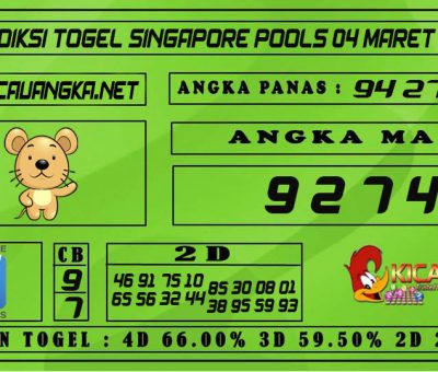 PREDIKSI TOGEL SINGAPORE POOLS 04 MARET 2021
