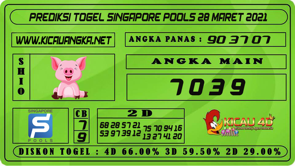 PREDIKSI TOGEL SINGAPORE POOLS 28 MARET 2021