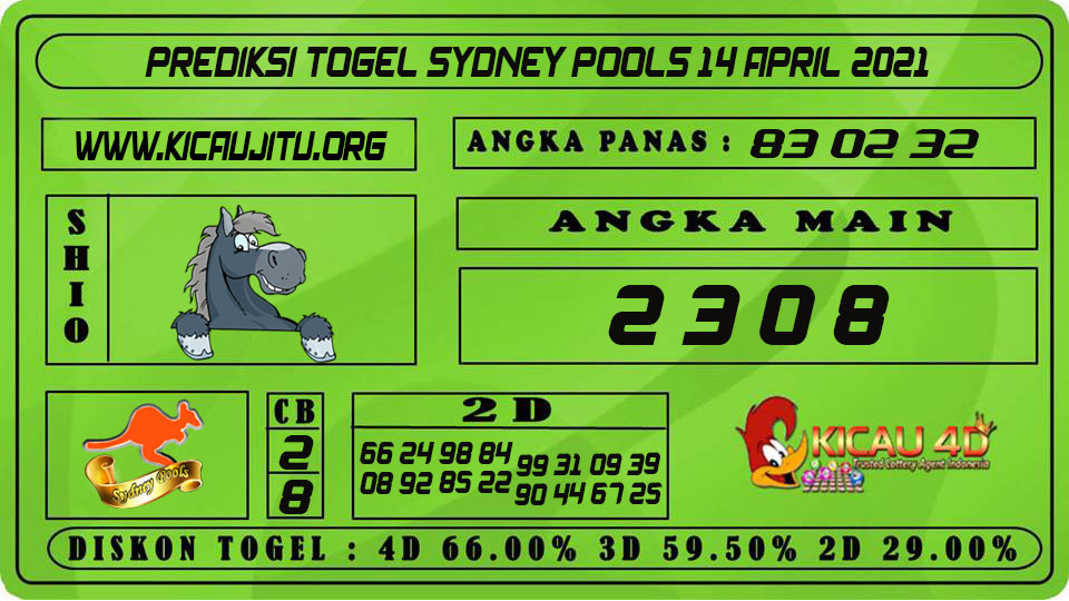 PREDIKSI TOGEL SYDNEY POOLS 14 APRIL 2021