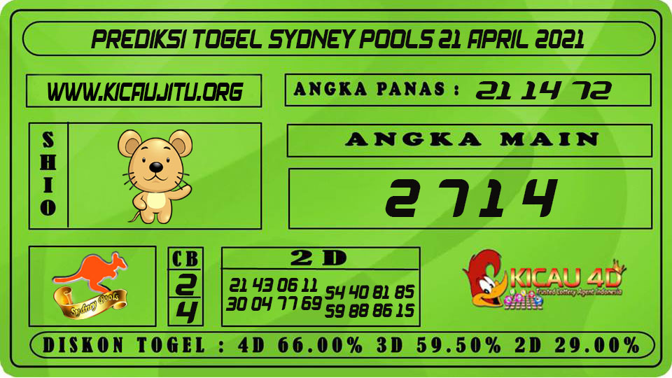 PREDIKSI TOGEL SYDNEY POOLS 21 APRIL 2021