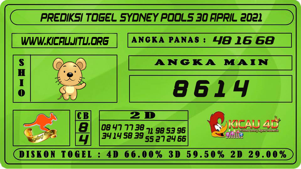 PREDIKSI TOGEL SYDNEY POOLS 30 APRIL 2021