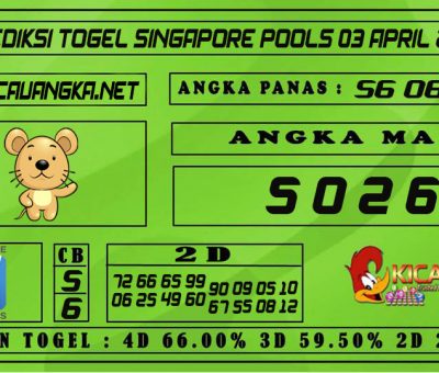 PREDIKSI TOGEL SINGAPORE POOLS 03 APRIL 2021