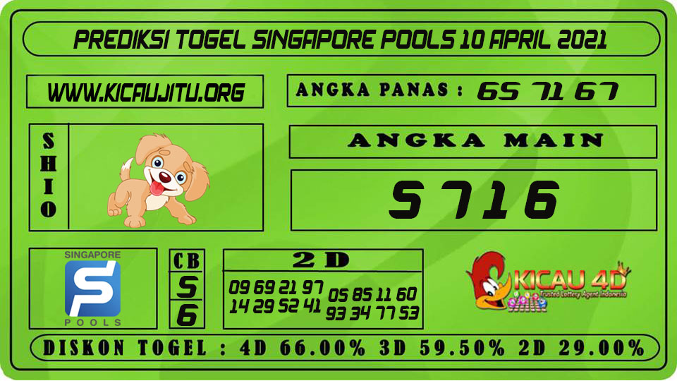 PREDIKSI TOGEL SINGAPORE POOLS 10 APRIL 2021