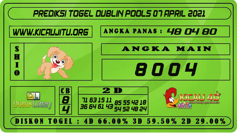 PREDIKSI TOGEL DUBLIN POOLS 07 APRIL 2021