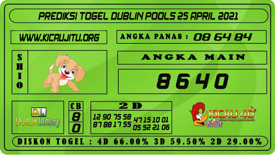 PREDIKSI TOGEL DUBLIN POOLS 25 APRIL 2021