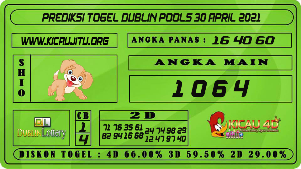 PREDIKSI TOGEL DUBLIN POOLS 30 APRIL 2021