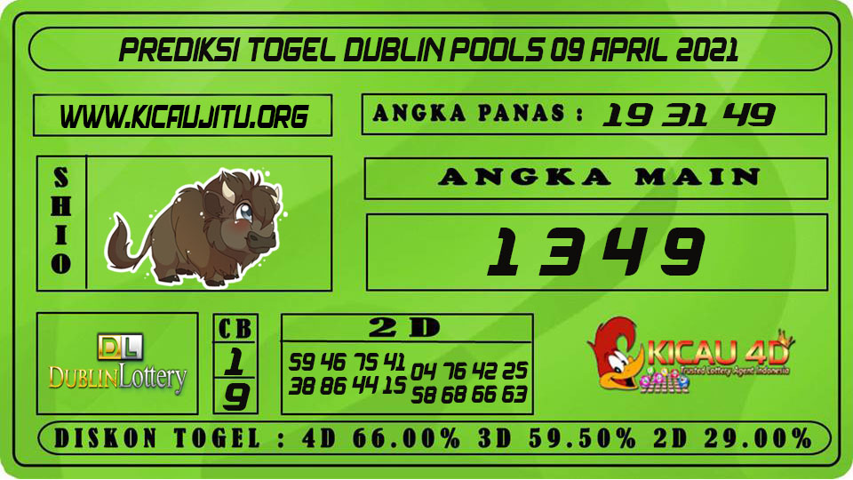 PREDIKSI TOGEL DUBLIN POOLS 09 APRIL 2021