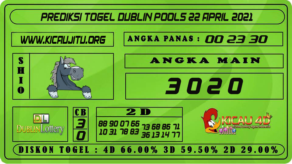 PREDIKSI TOGEL DUBLIN POOLS 22 APRIL 2021