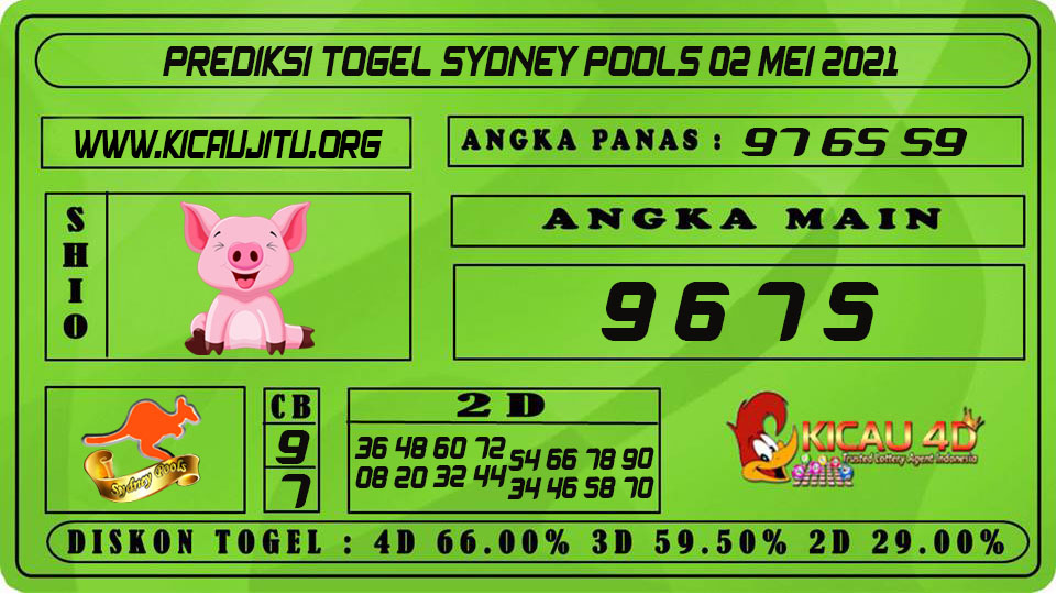 PREDIKSI TOGEL SYDNEY POOLS 02 MEI 2021