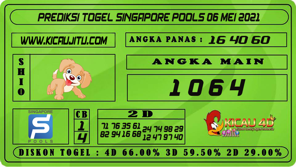 PREDIKSI TOGEL SINGAPORE POOLS 06 MEI 2021