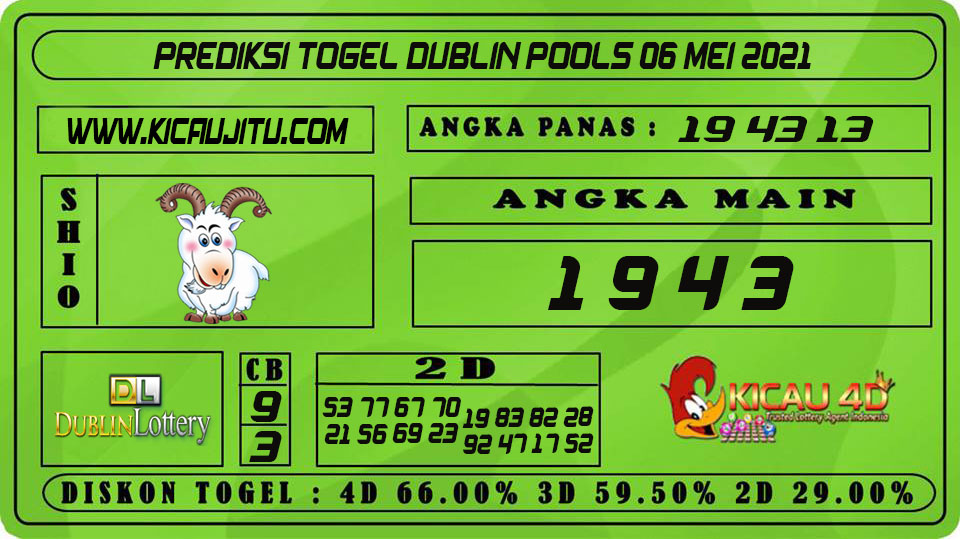 PREDIKSI TOGEL DUBLIN POOLS 06 MEI 2021