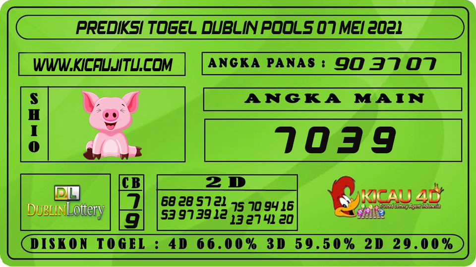 PREDIKSI TOGEL DUBLIN POOLS 07 MEI 2021