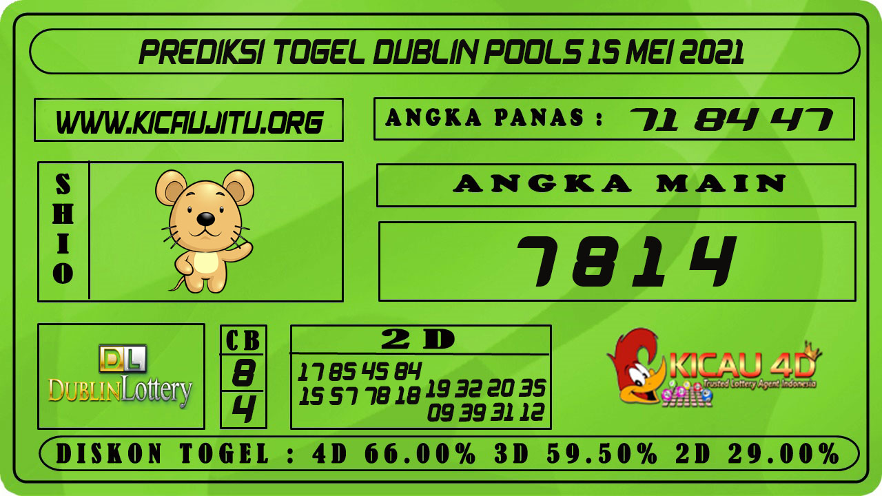 PREDIKSI TOGEL DUBLIN POOLS 15 MEI 2021