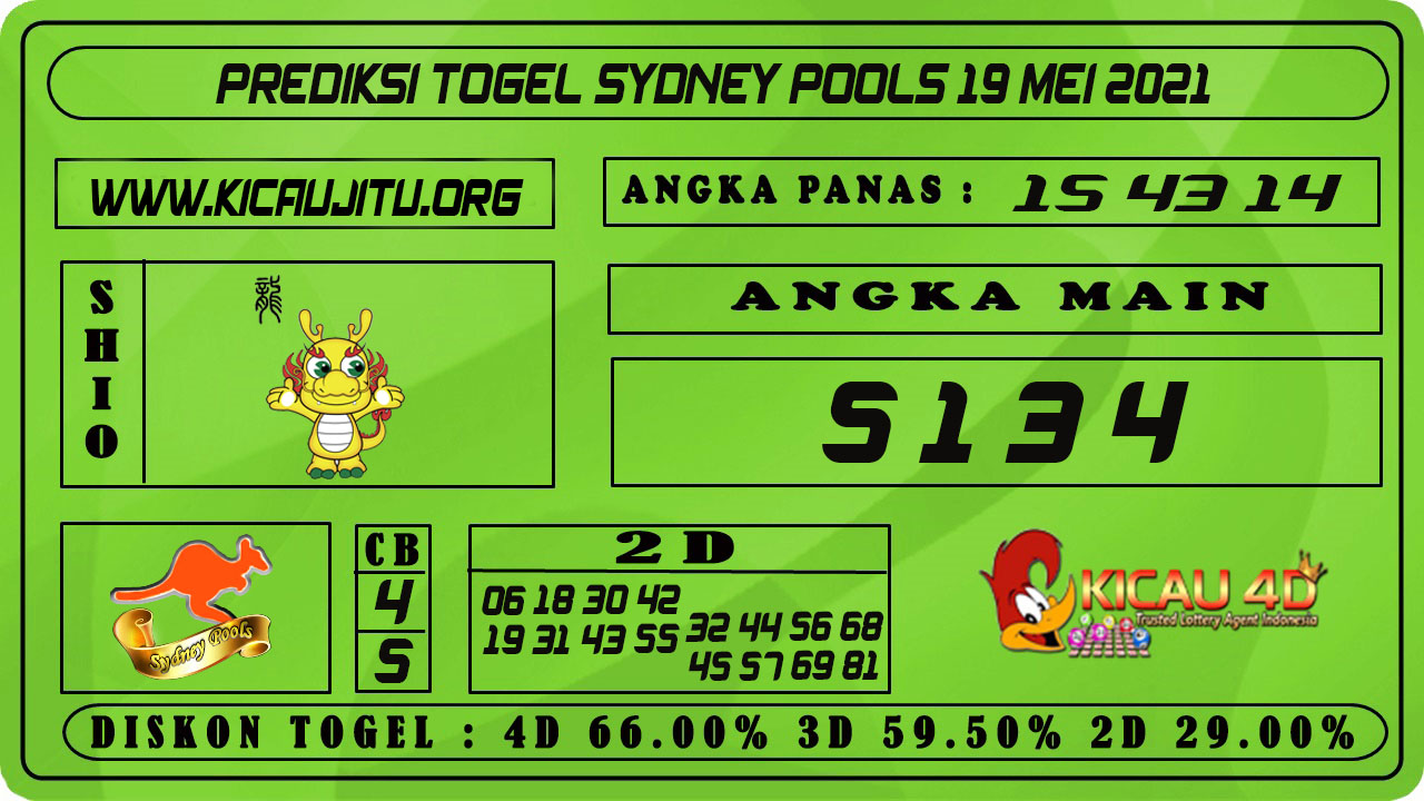 PREDIKSI TOGEL SYDNEY POOLS 19 MEI 2021