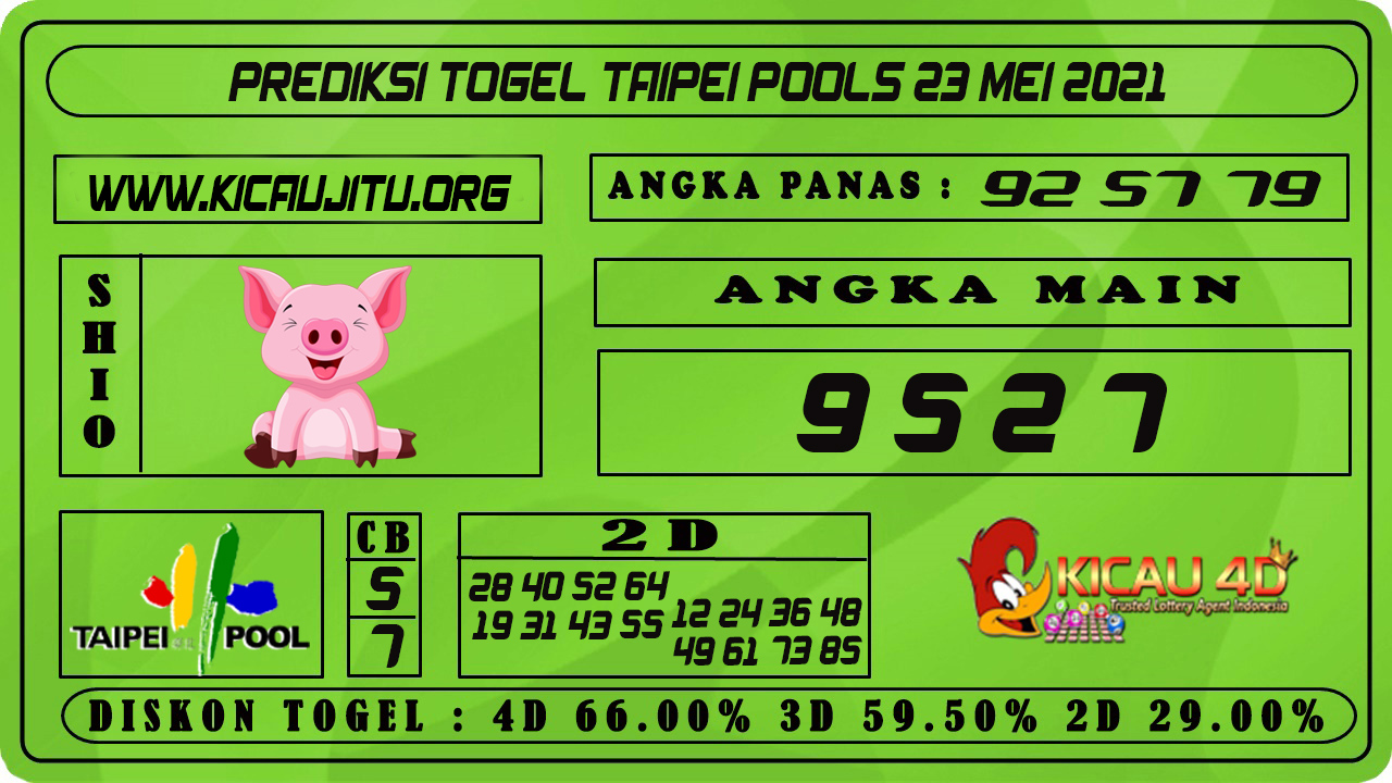 PREDIKSI TOGEL TAIPEI POOLS 23 MEI 2021