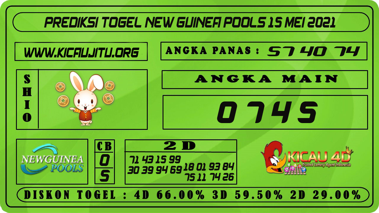 PREDIKSI TOGEL NEW GUINEA POOLS 15 MEI 2021