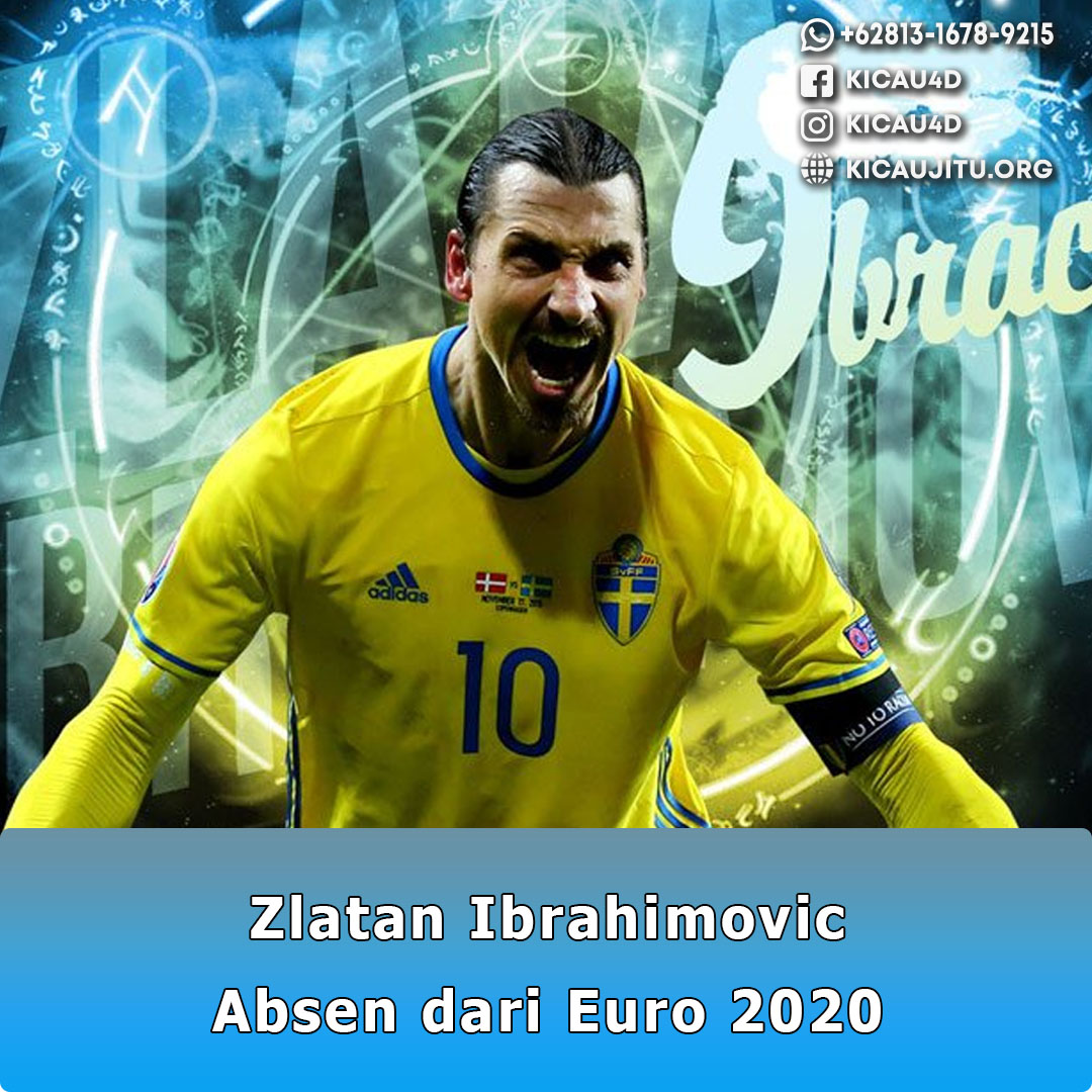 Zlatan Ibrahimovic Absen dari Euro 2020