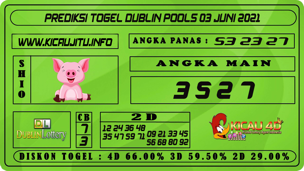 PREDIKSI TOGEL DUBLIN POOLS 03 JUNI 2021