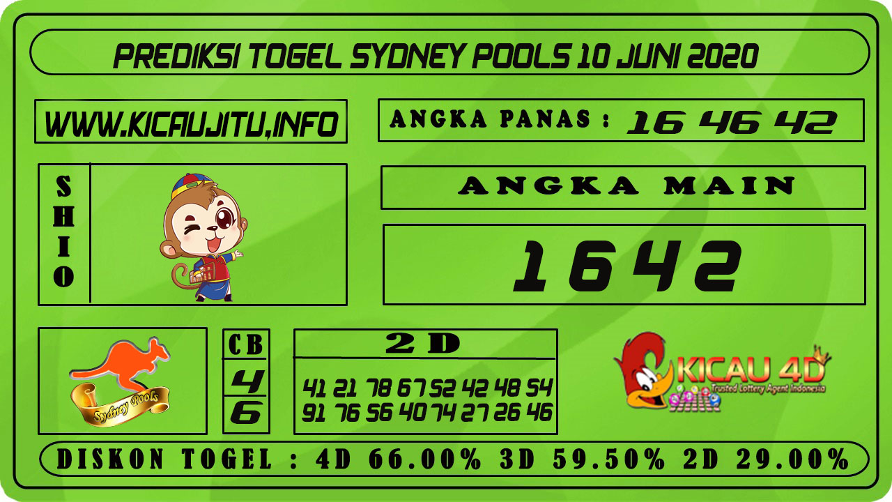 PREDIKSI TOGEL SYDNEY POOLS 10 JUNI 2021