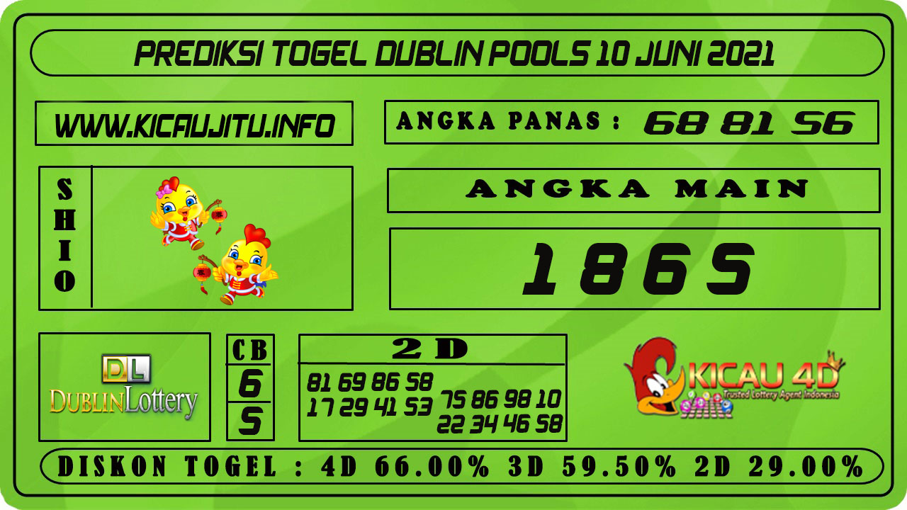 PREDIKSI TOGEL DUBLIN POOLS 10 JUNI 2021