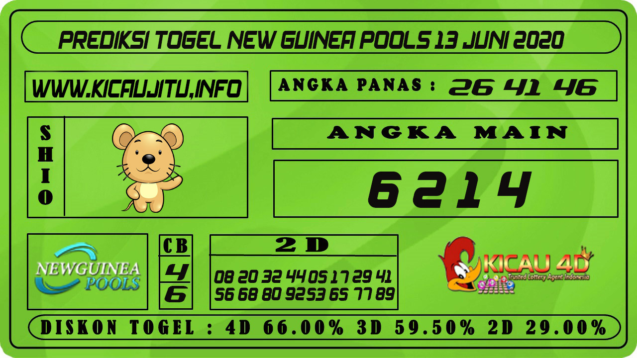 PREDIKSI TOGEL NEW GUINEA POOLS 13 JUNI 2021