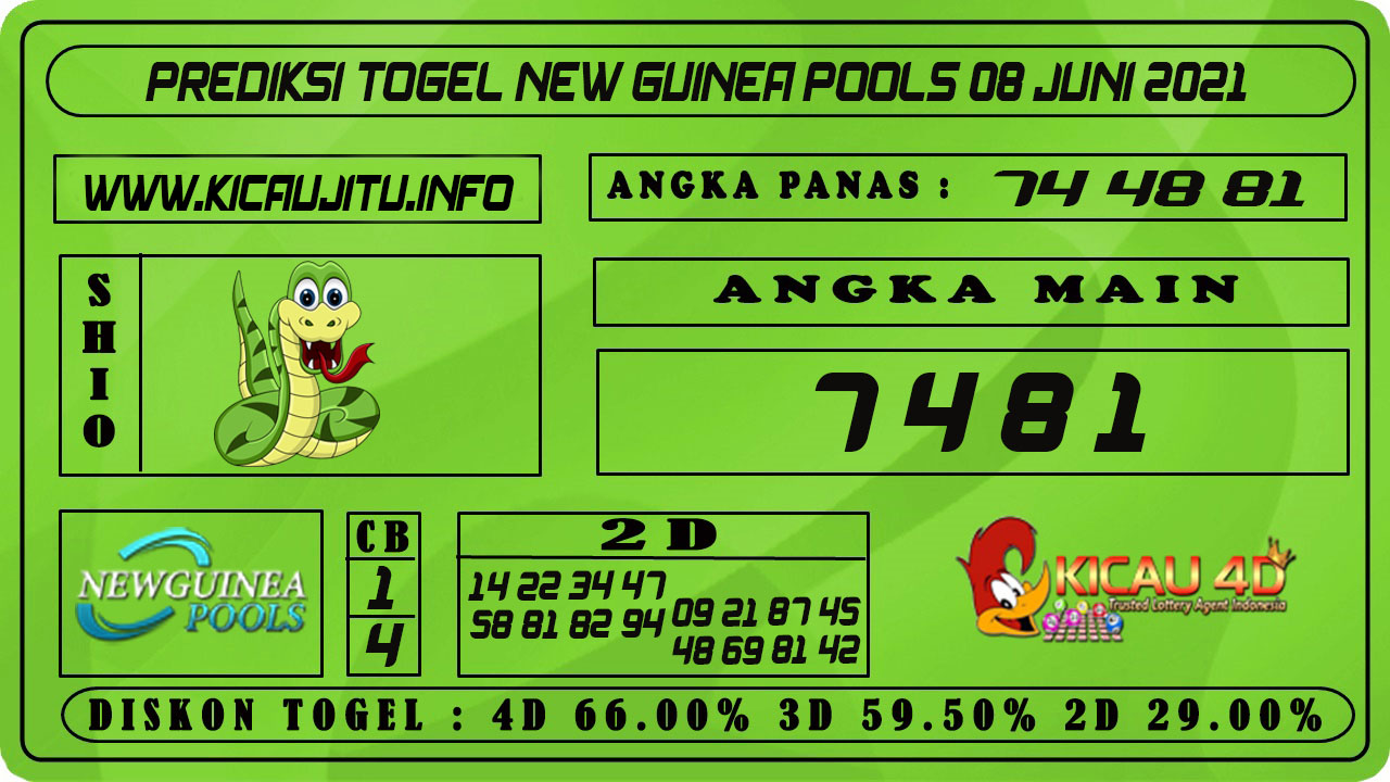 PREDIKSI TOGEL NEW GUINEA POOLS 08 JUNI 2021