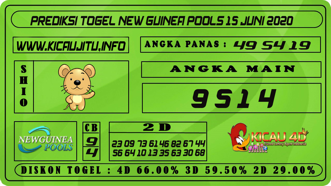 PREDIKSI TOGEL NEW GUINEA POOLS 15 JUNI 2021