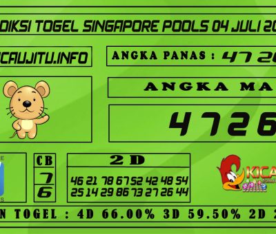 PREDIKSI TOGEL SINGAPORE POOLS 04 JULI 2021